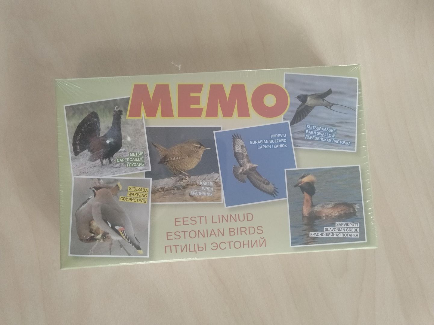 Peep Veedla uus linnumäng "Memo".