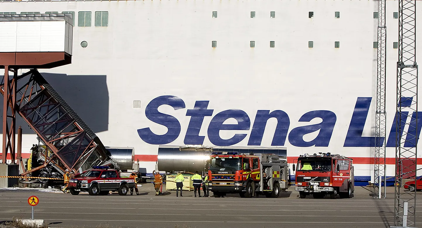 Судно шведской судоходной компании Stena Line. Иллюстративный снимок.
