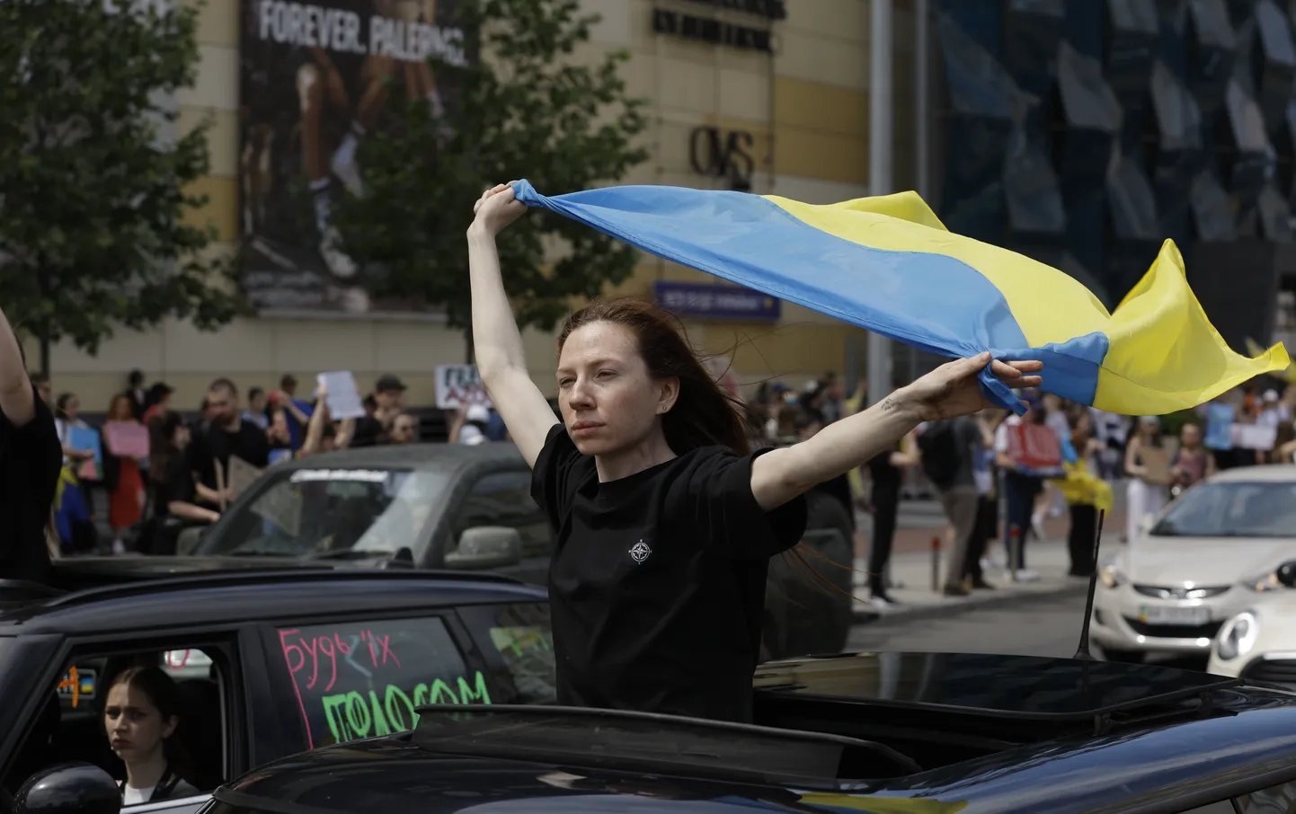 Проукраинский митинг. Иллюстративное фото