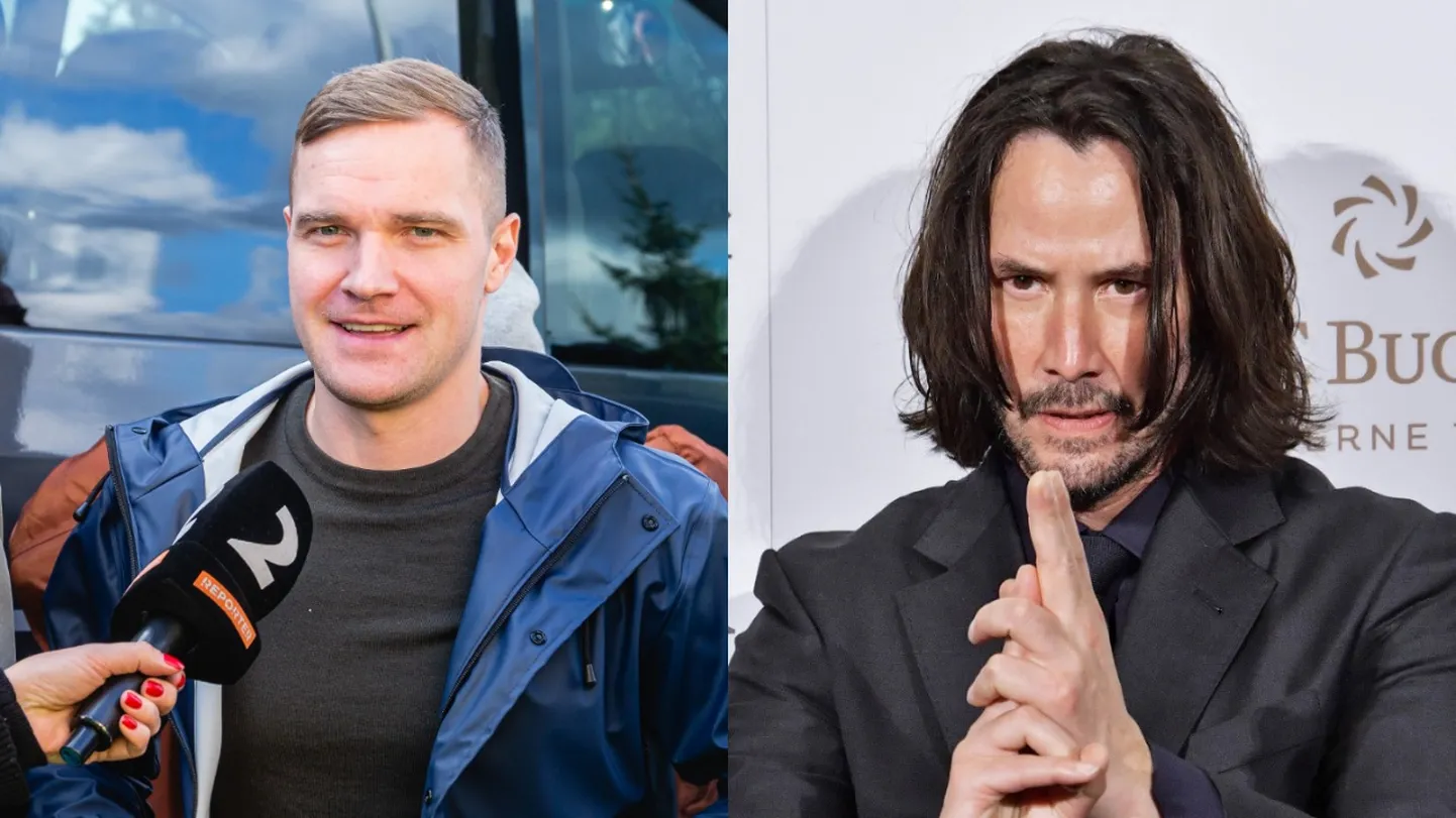Ott Lepland ja Keanu Reeves.