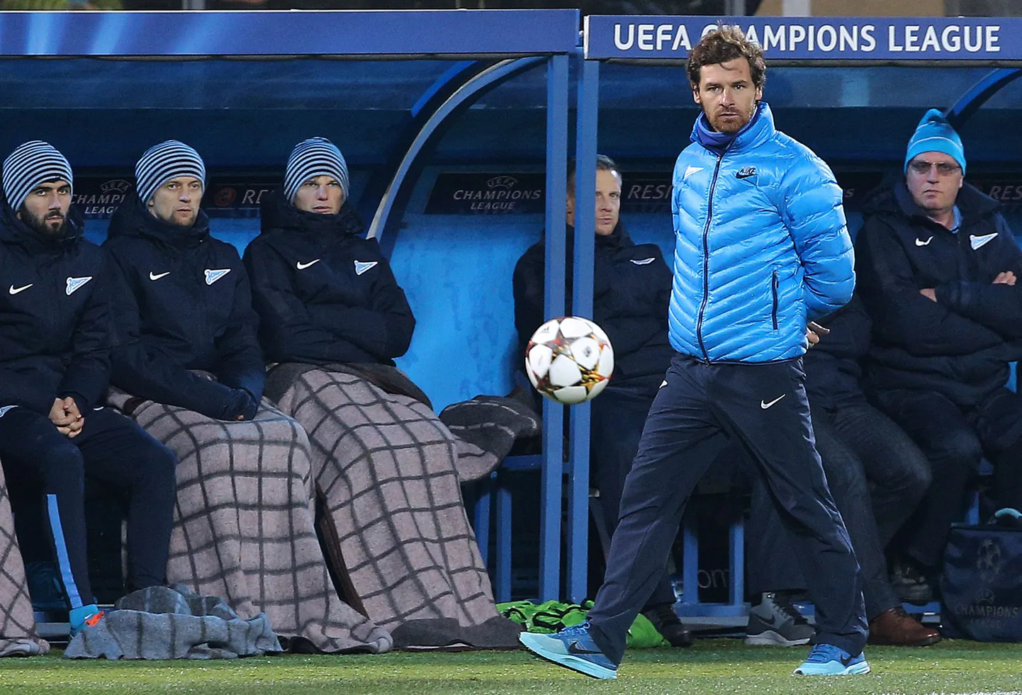 Peterburi Zeniti peatreener Andre Villas-Boas (esiplaanil).