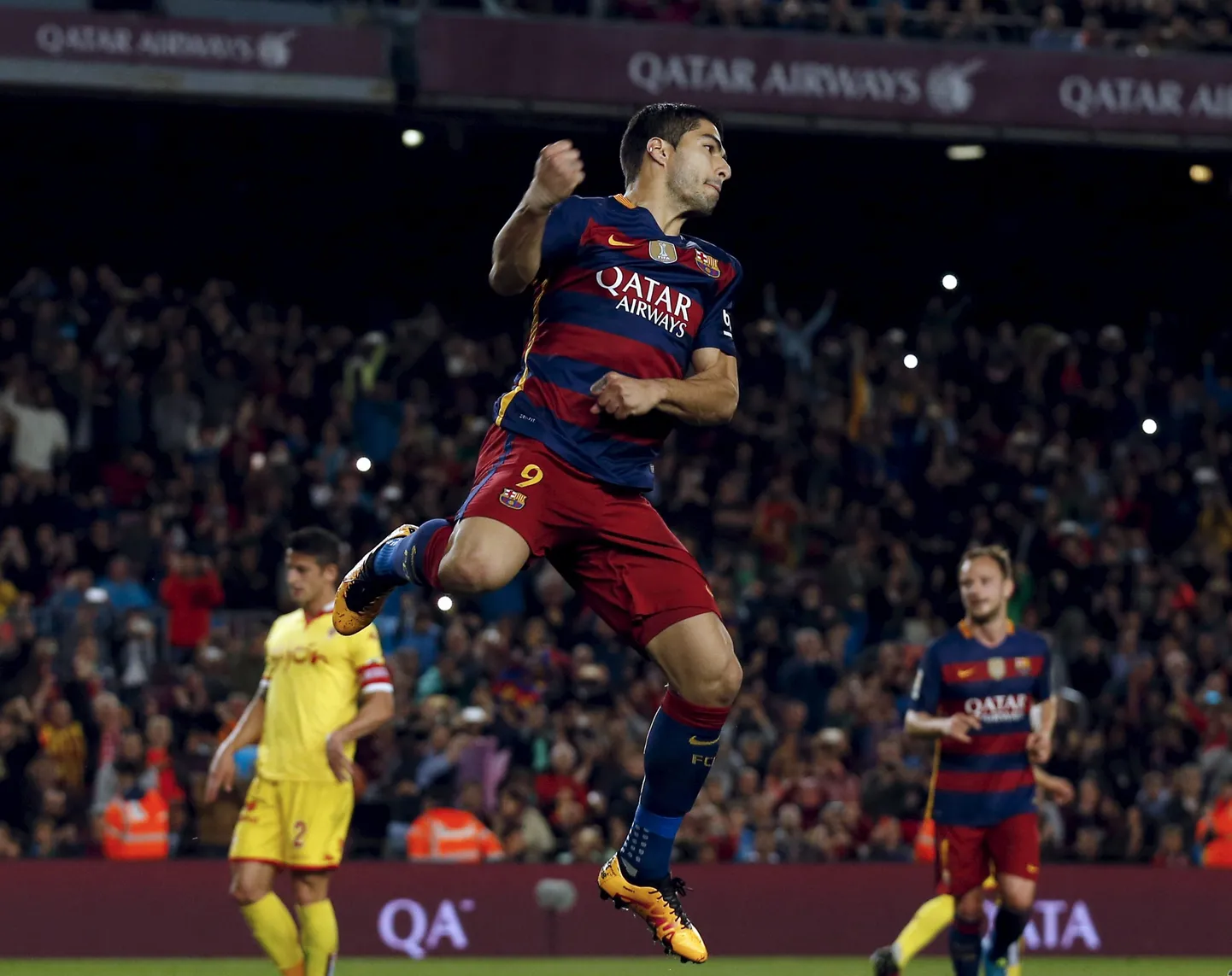 Luis Suarez lõi Sporting Gijoni võrku neli palli.