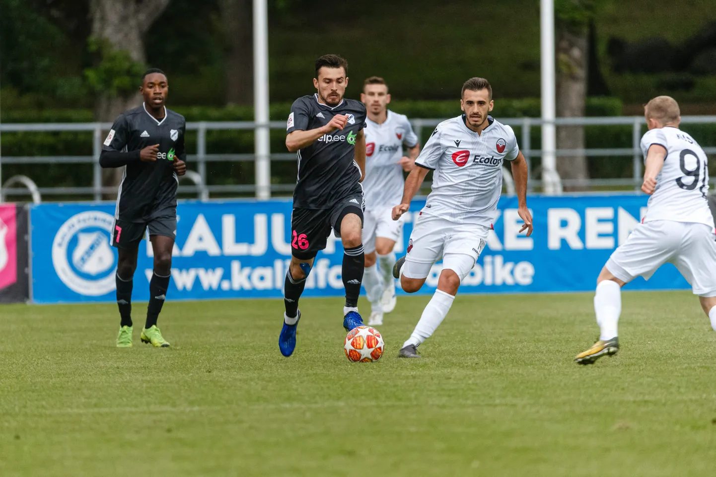 Nõmme Kalju ja FK Shkendija vaheline mäng.
