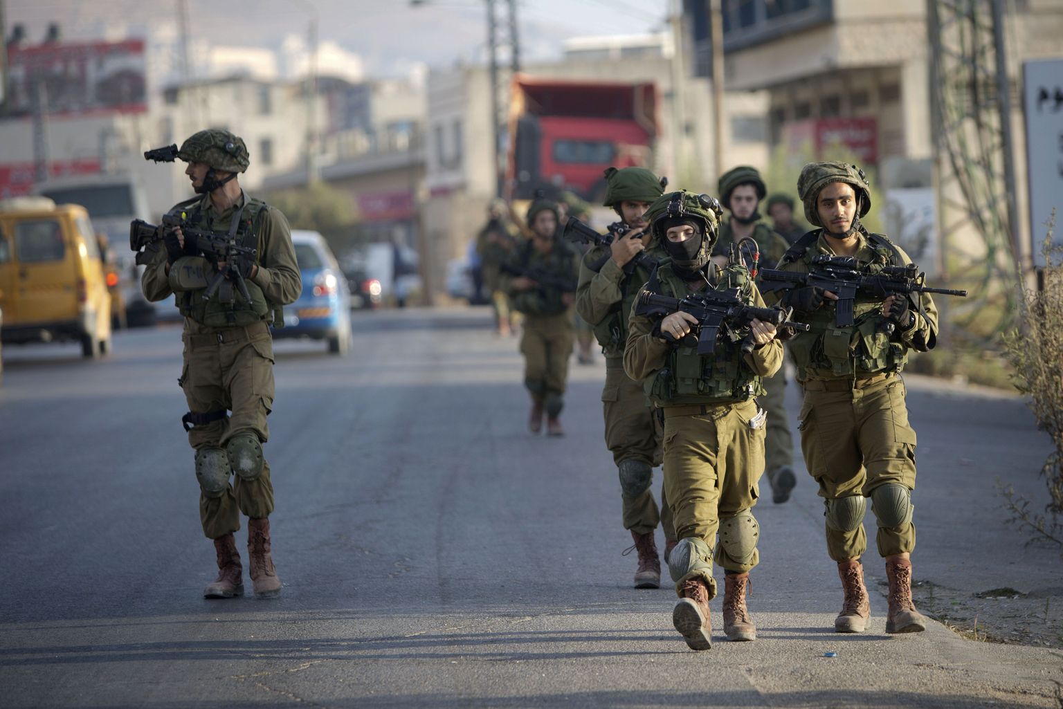 Iisraeli sõdurid Nabluses