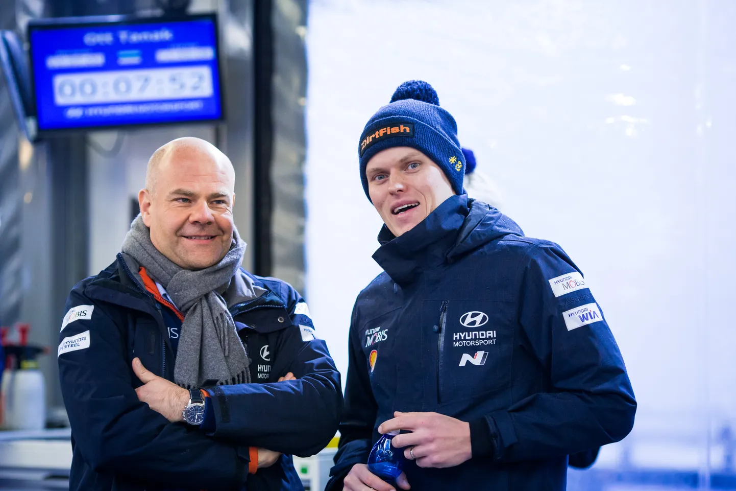 Andrea Adamo ja Ott Tänak.