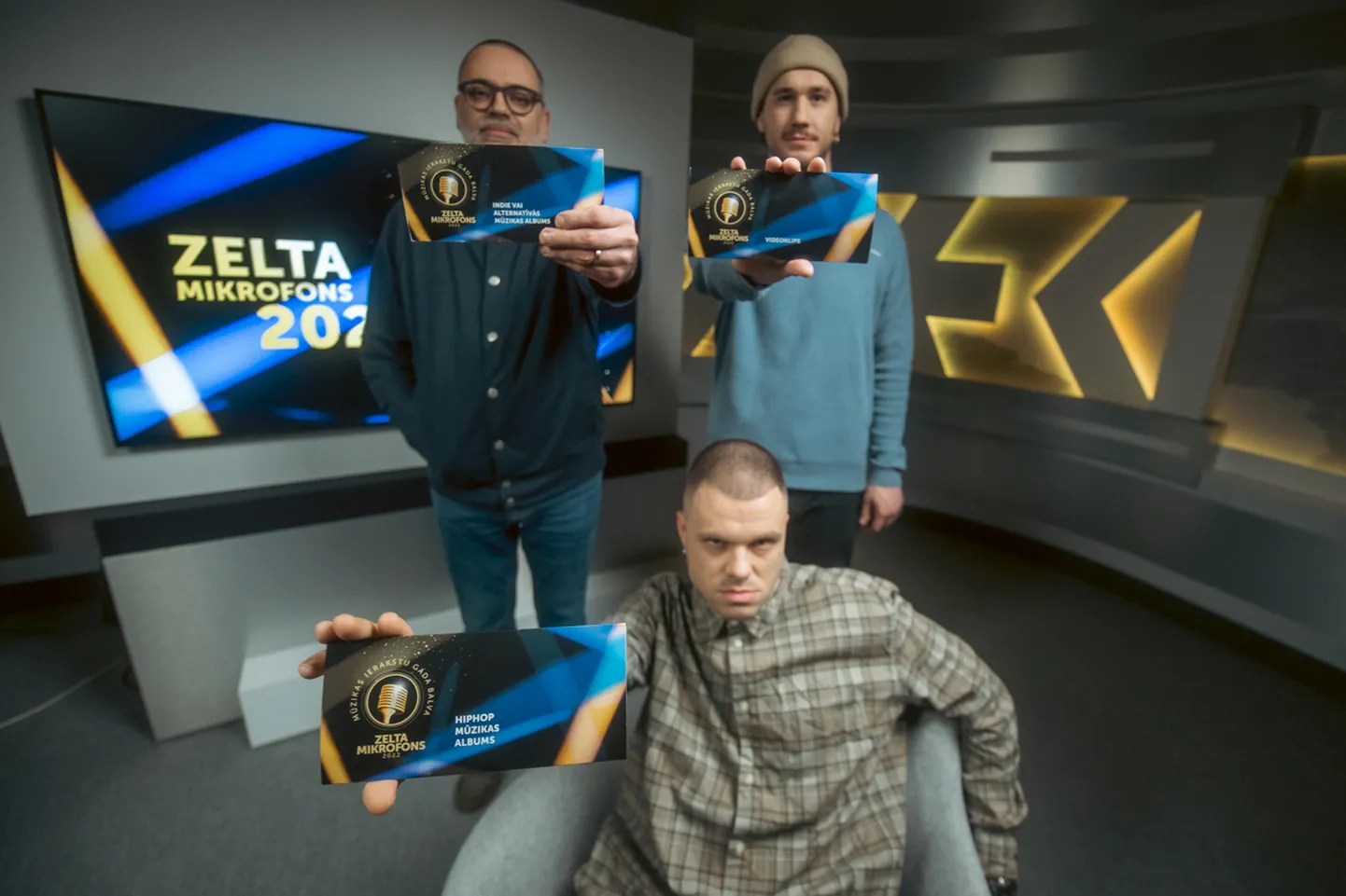 "Zelta mikrofons" TVNET studijā