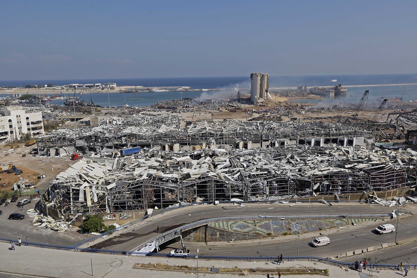 Liibanoni Beiruti sadam pärast plahvatust