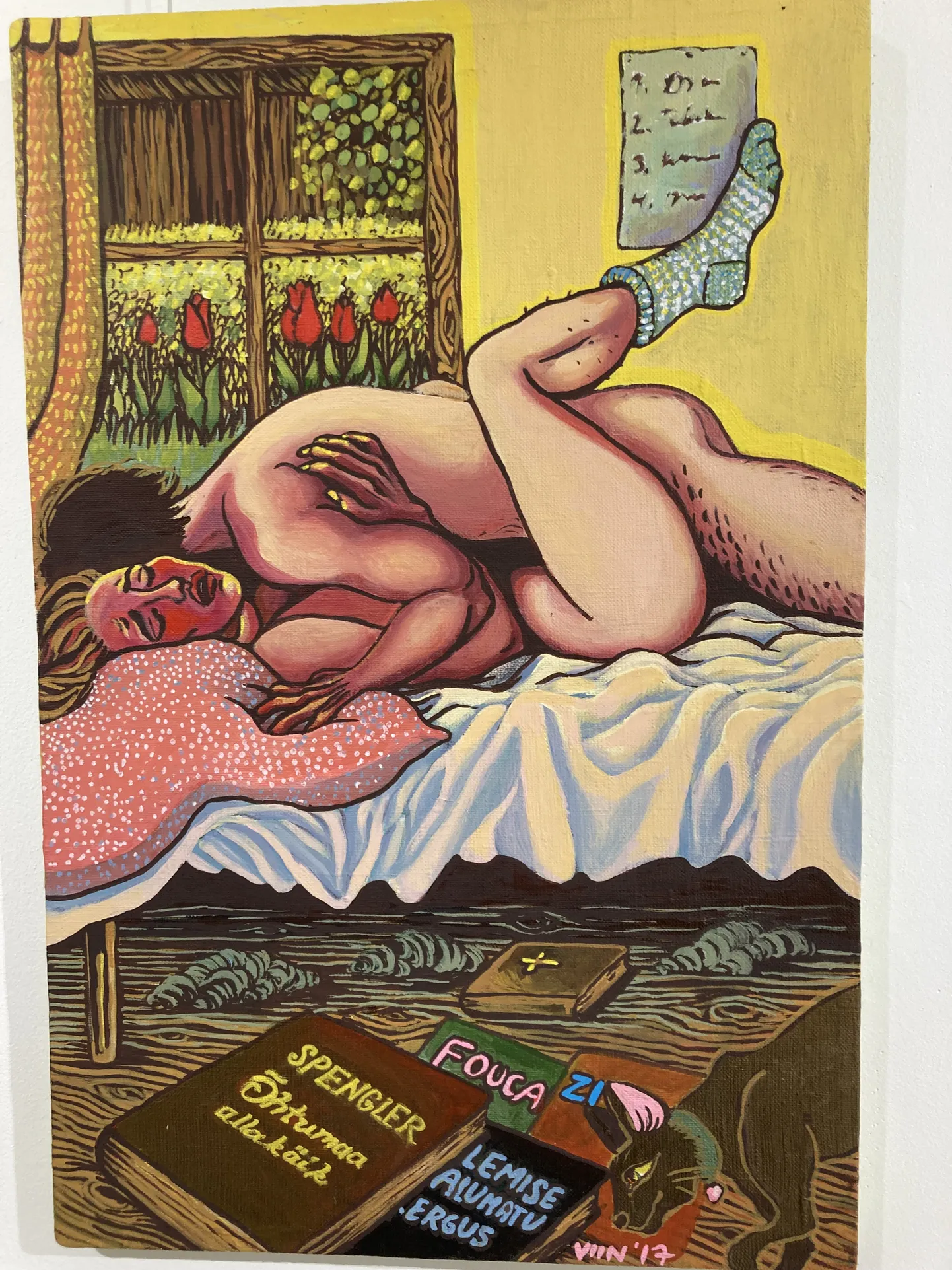 Kristina Viin, «Tartu tudengid seksivad villastes sokkides» (2017).