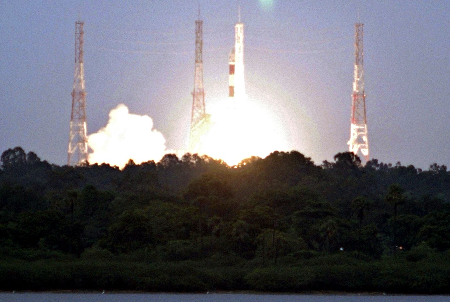 Uue missiooni eelkäija Chandrayaan-1 õhkutõus 2008. aastal. Pilt on illustreeriv.