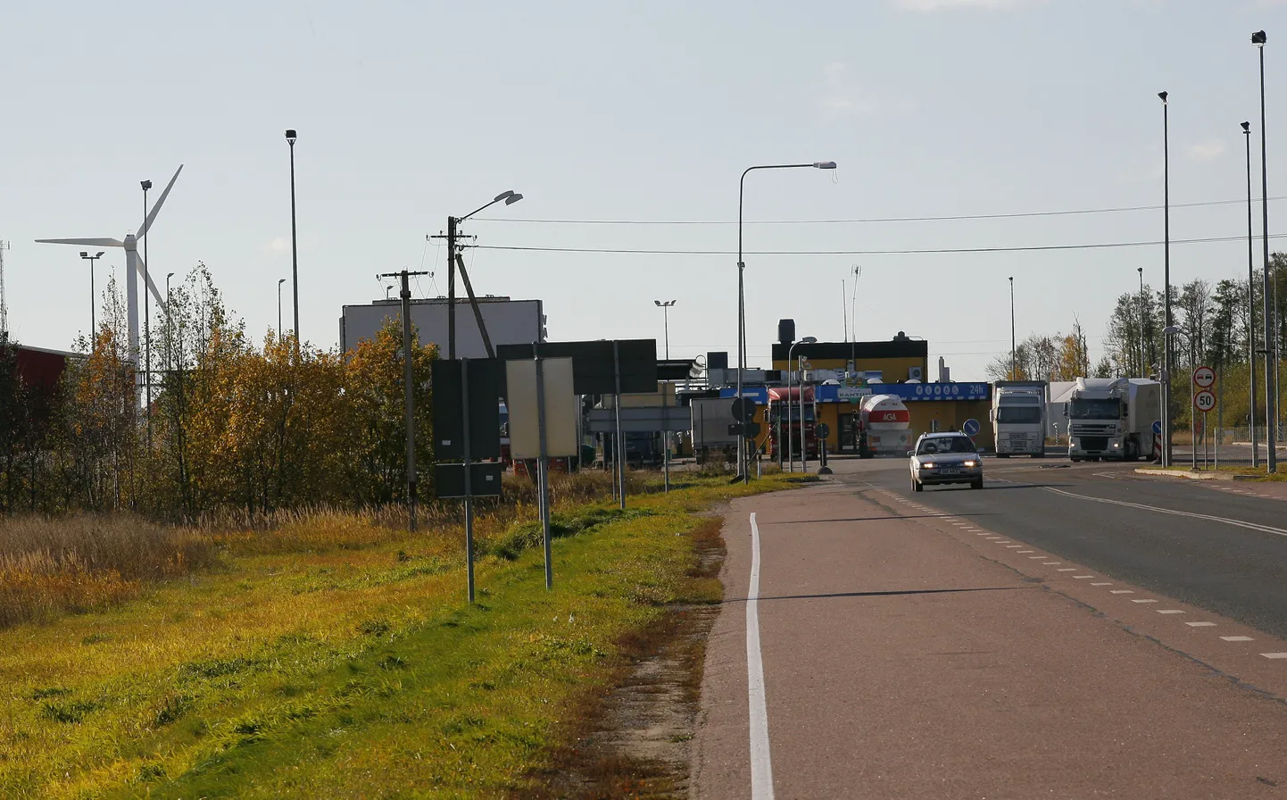 Ikla piiripunkt. Foto on illustreeriv.