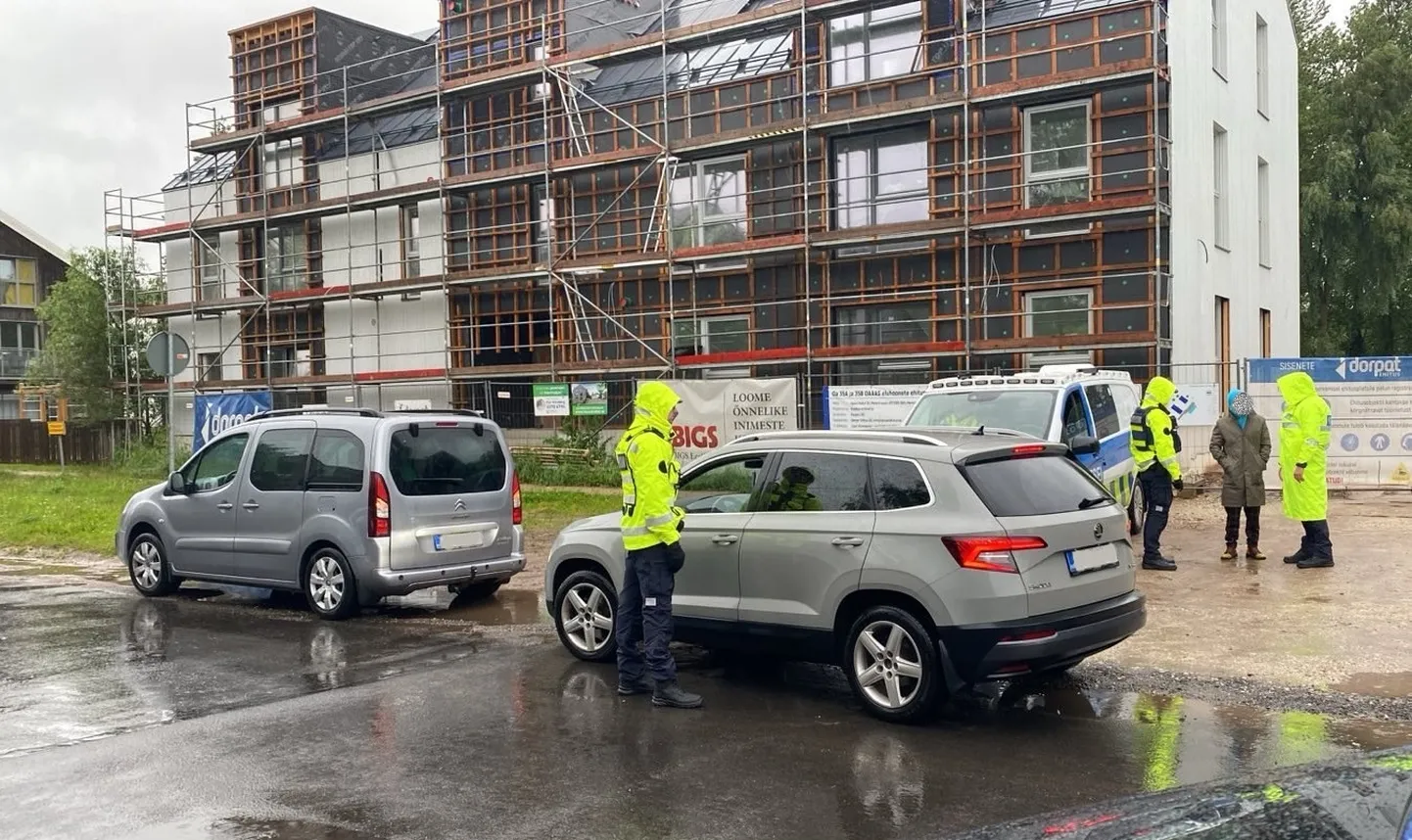 Tartu abipolitseinikud kontrollisid piirkiirusest kinnipidamist ka Supilinnas.