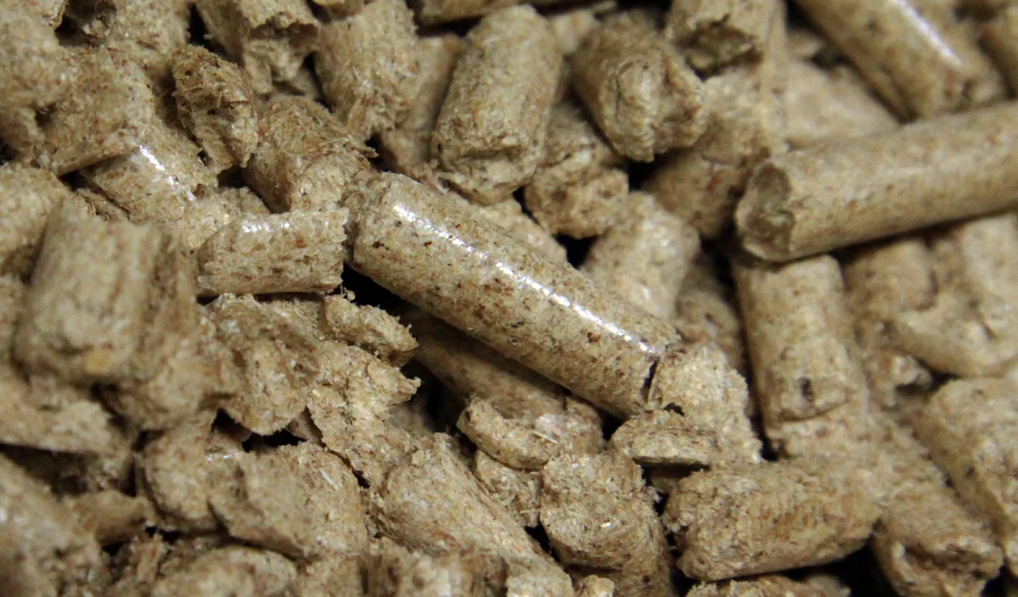 Pelletid ehk küttegraanulid. Foto on illustreeriv.