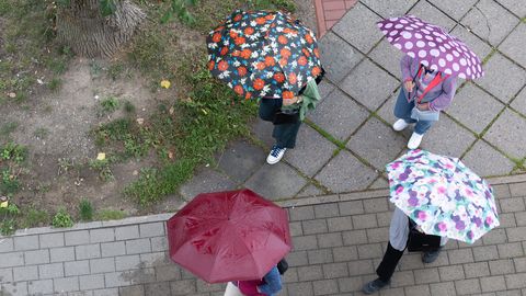 В понедельник в Эстонии ожидаются ливни, грозы и град