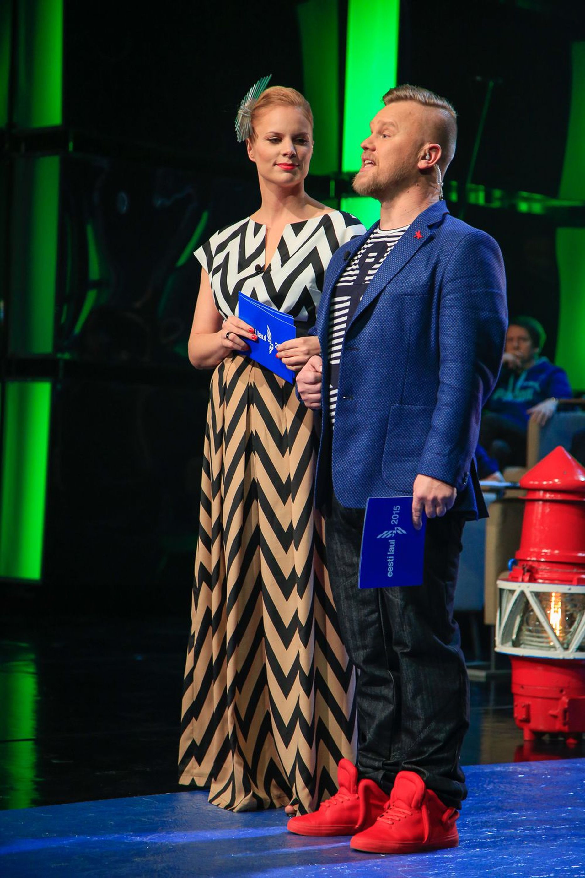 Eesti Laul 2015, esimene poolfinaal, otsesaade. Helen Sürje ja Indrek Vaheoja