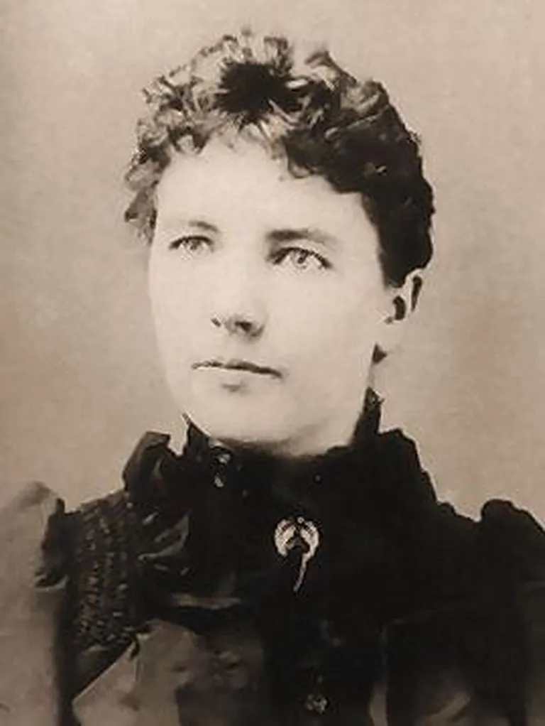 Laura Ingalls Wilder (1867-1957) umbes aastal 1885.