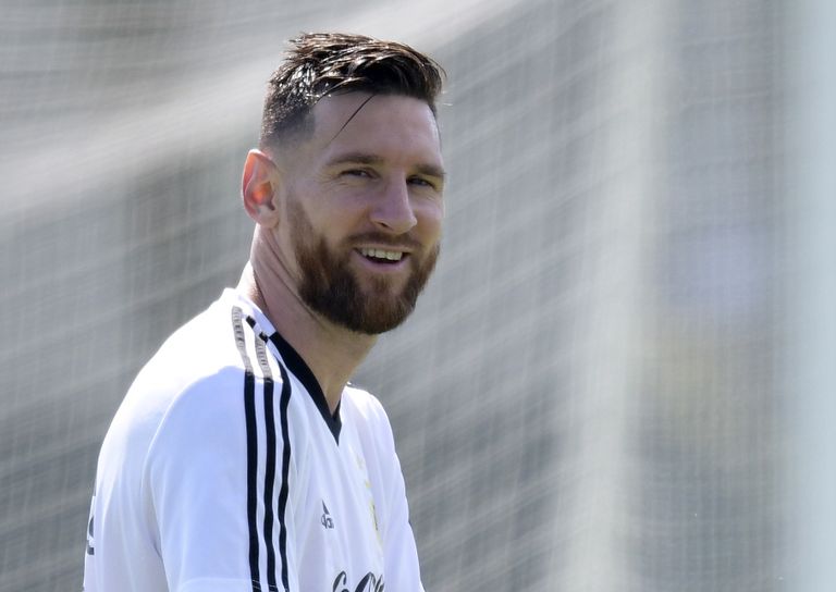 Lionel Messi 29. juunil Bronnitsõs treeningul