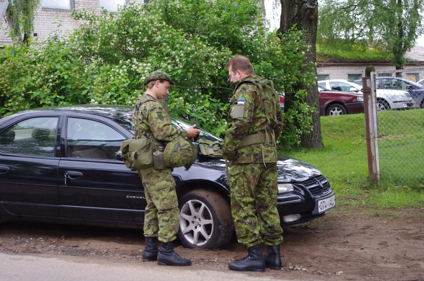 Valgamaa Malev valmistumas 2014a. võidupüha paraadiks