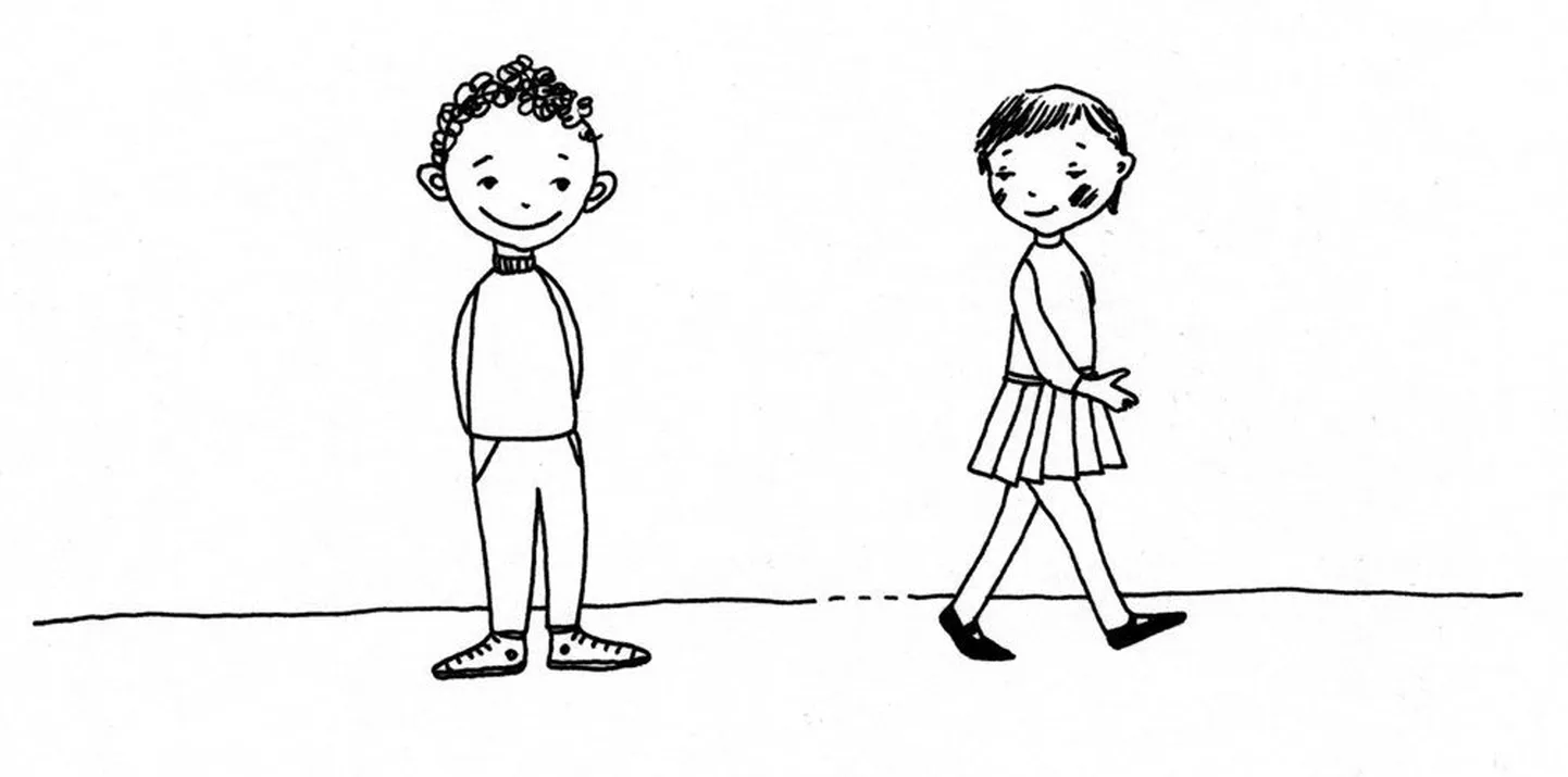 Anu Kalmu illust­ratsioon raamatust «Et head haldjad sind hoiaksid».