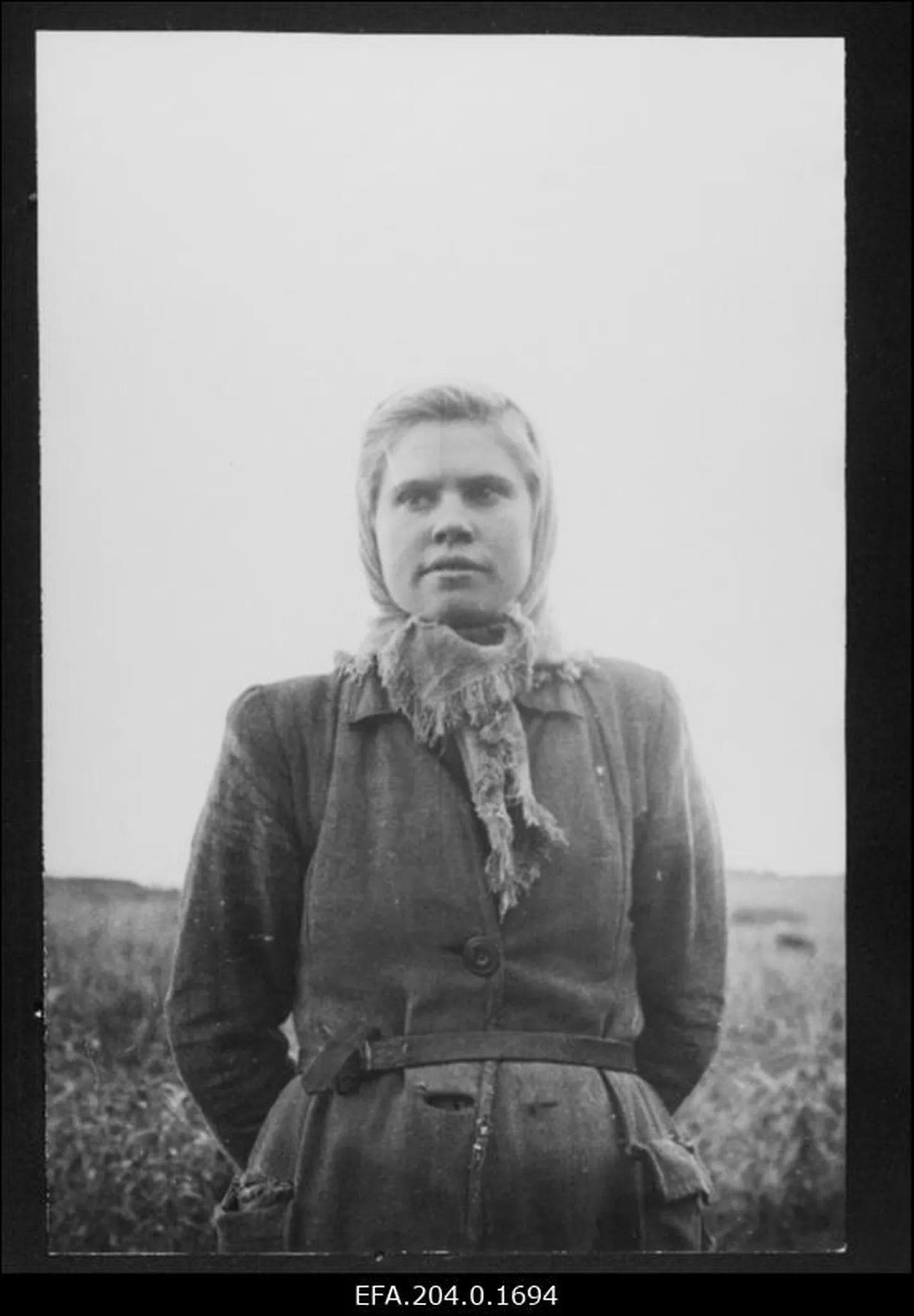 Pilt on illustreeriv. 1948. oktoobris tehtud fotol on Paide valla kolhoosi Kalev kommunistlik noor.