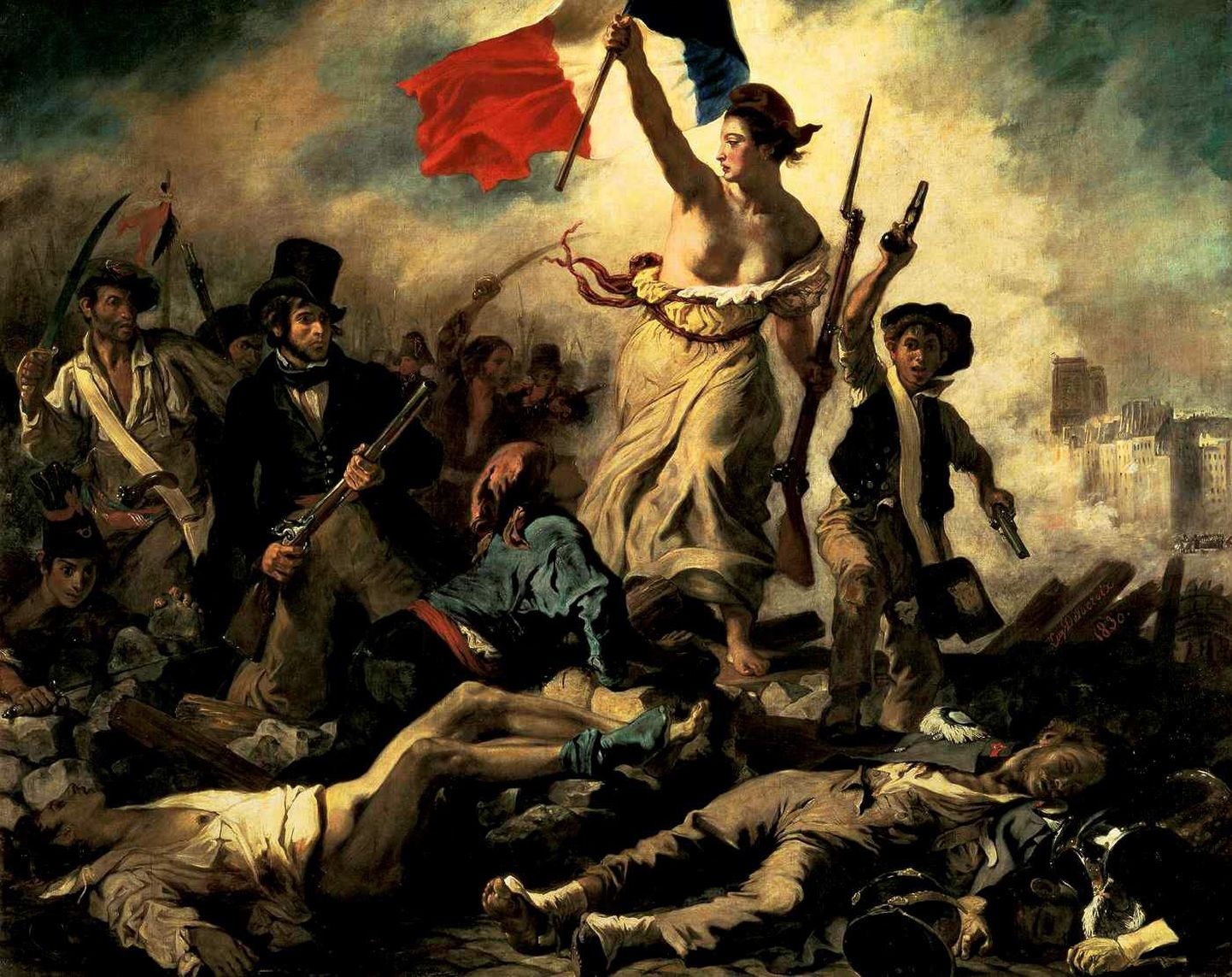 Eugène Delacroix’ maal «Vabadus viib rahva barrikaadidele». Pilt on illustratiivne.