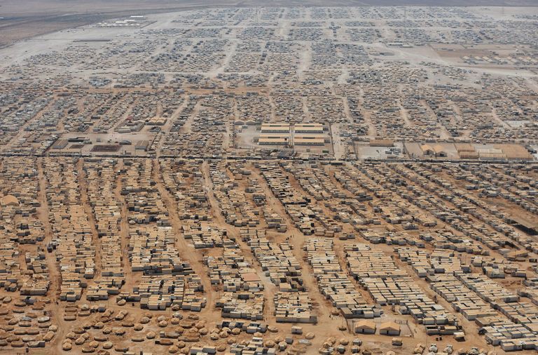 Vaade Zaatari põgenikelaagrile. Foto:Reuters
