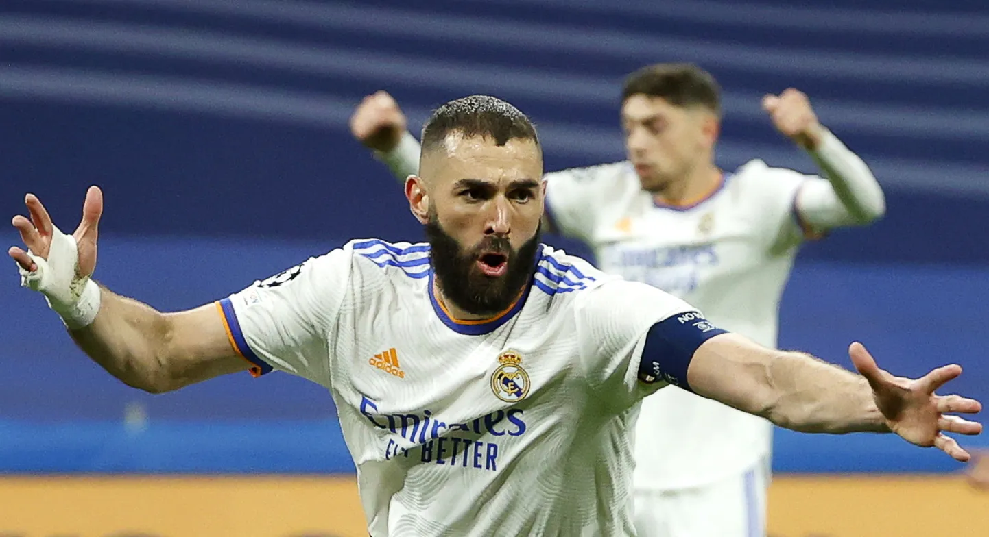 Karim Benzema kukutas Pariisi Saint-Germaini.
