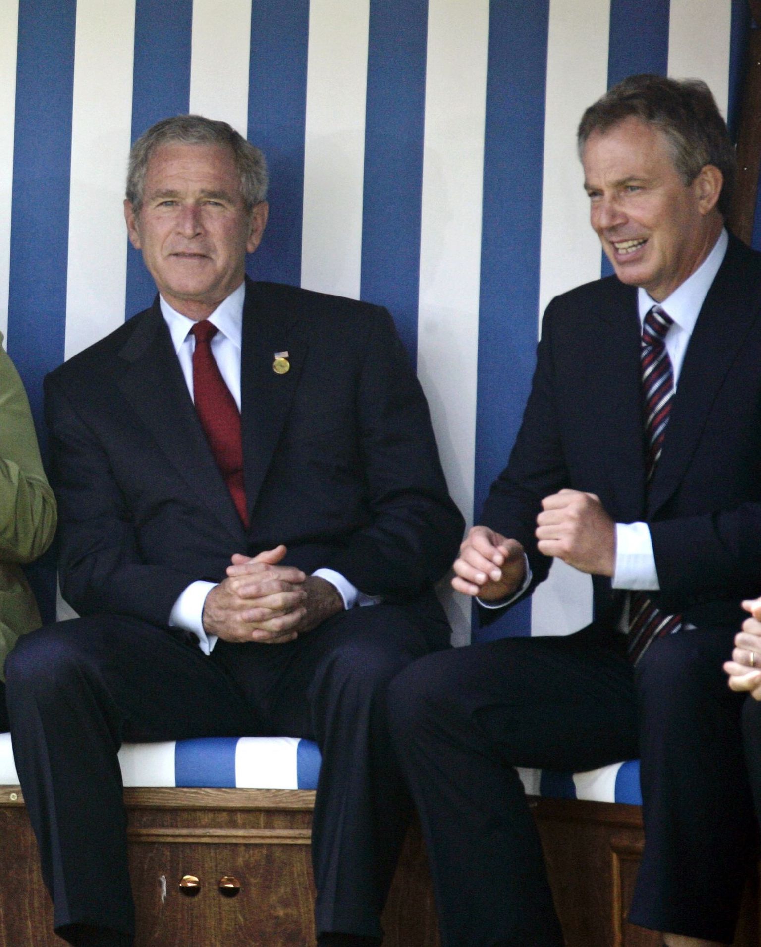 George W. Bush (vasakul) ja Tony Blair 2007. aastal.