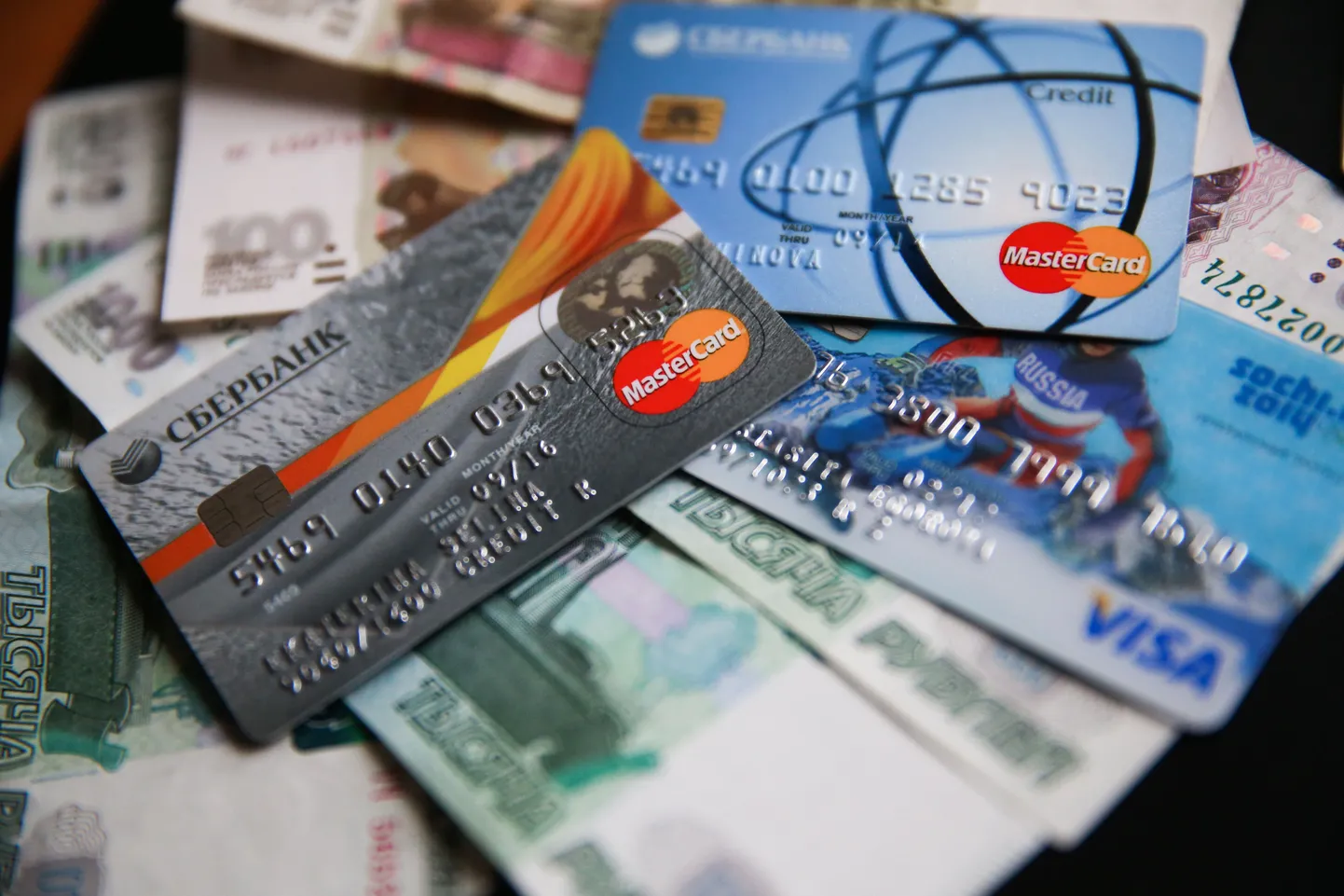 Visa ja Mastercardi kaardid.