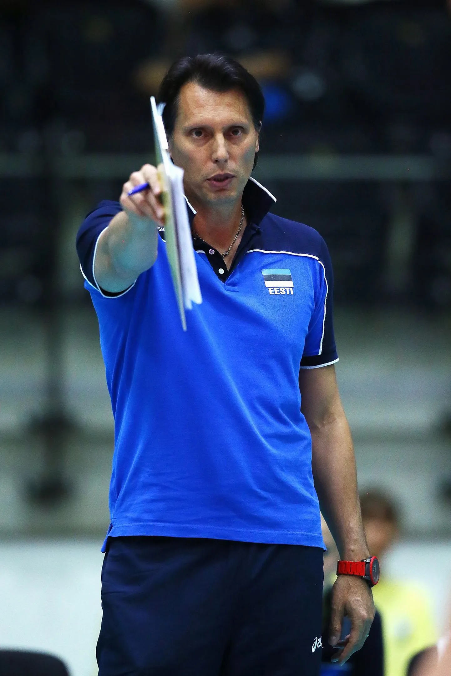 Главный тренер мужской сборной Эстонии по волейболу Георге Крецу.