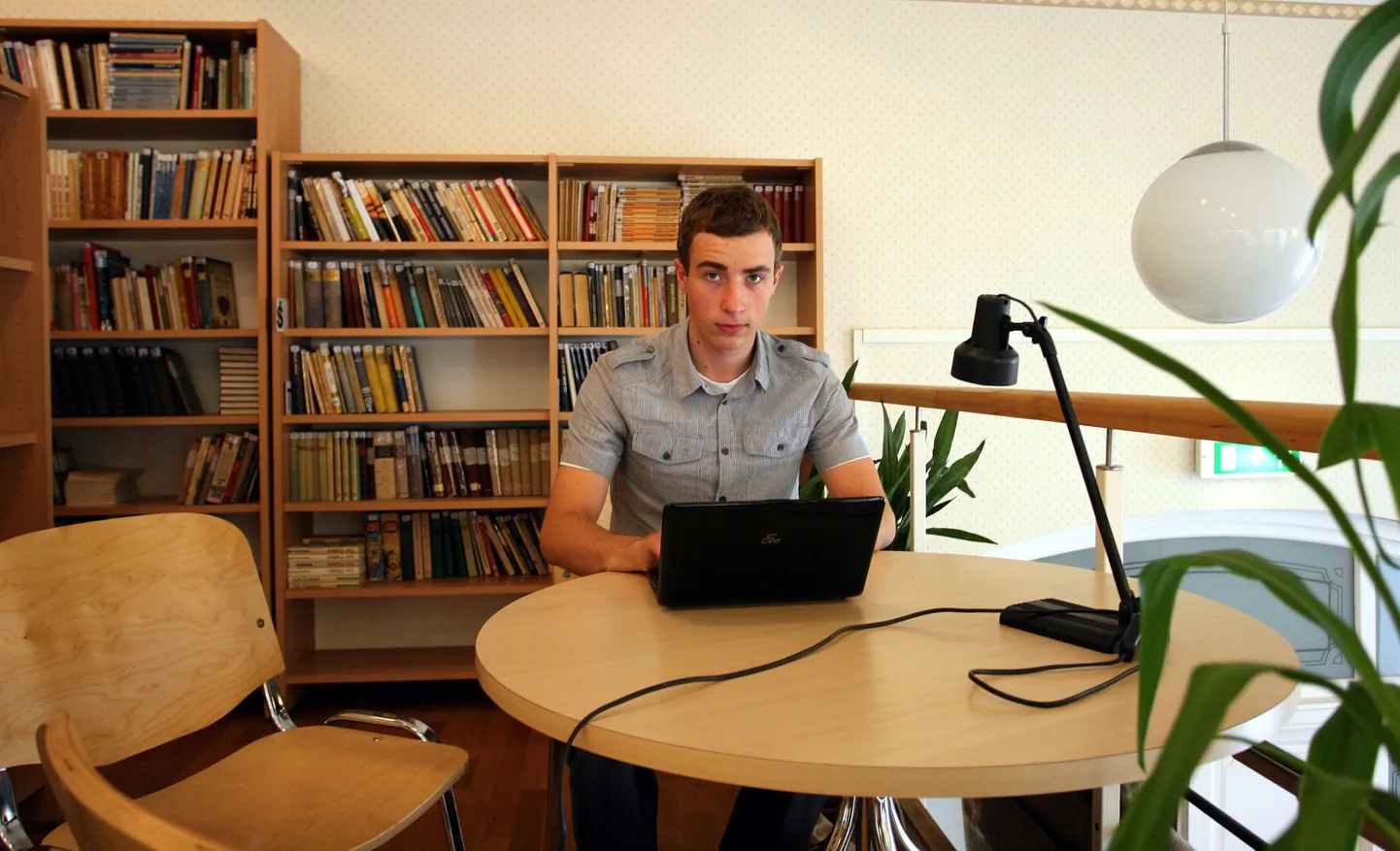 Sten-Andreas Ehrlich online-väitlemas.