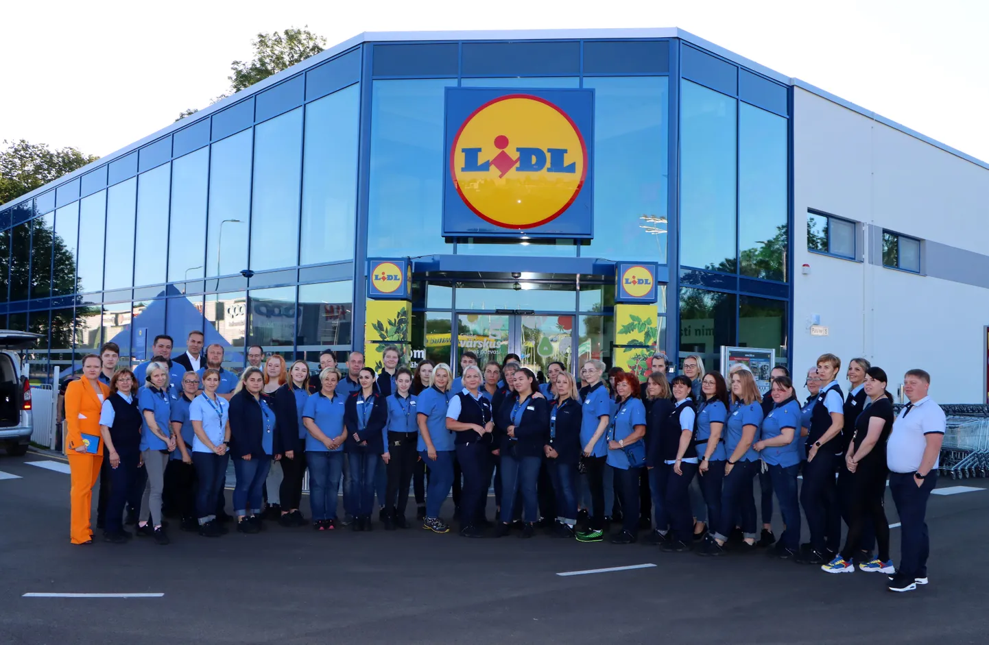 В йыхвиском "Lidl" будут работать 80 человек.
