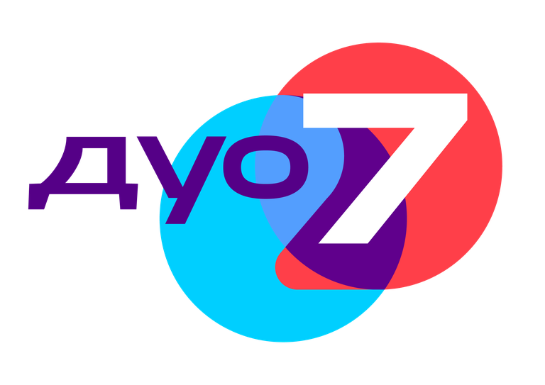 Uue telekanali Duo 7 venekeelne logo.