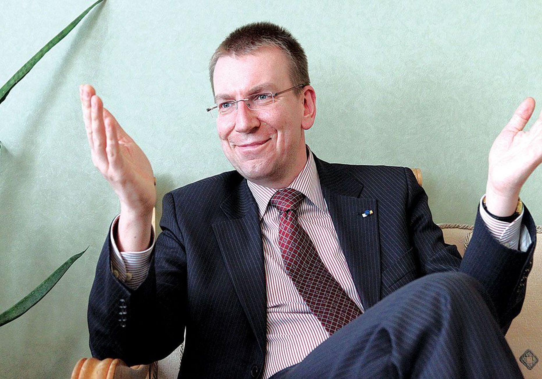 Министр иностранных дел Латвии Эдгар Ринкевич