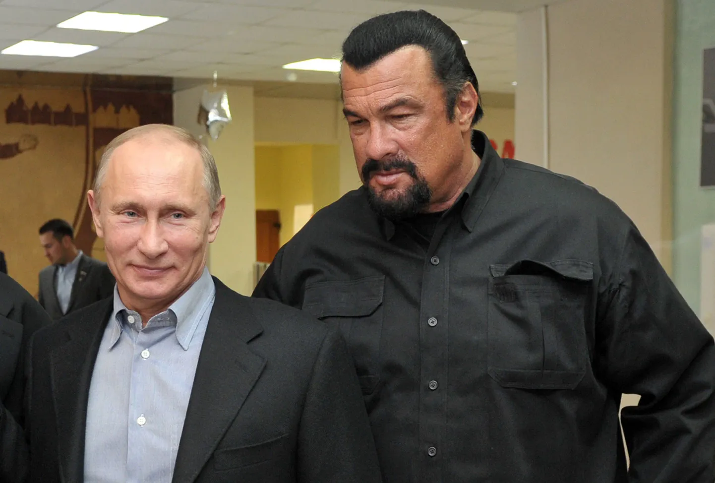 Venemaa president Vladimir Putin ja USA märulitäht Steven Seagal.