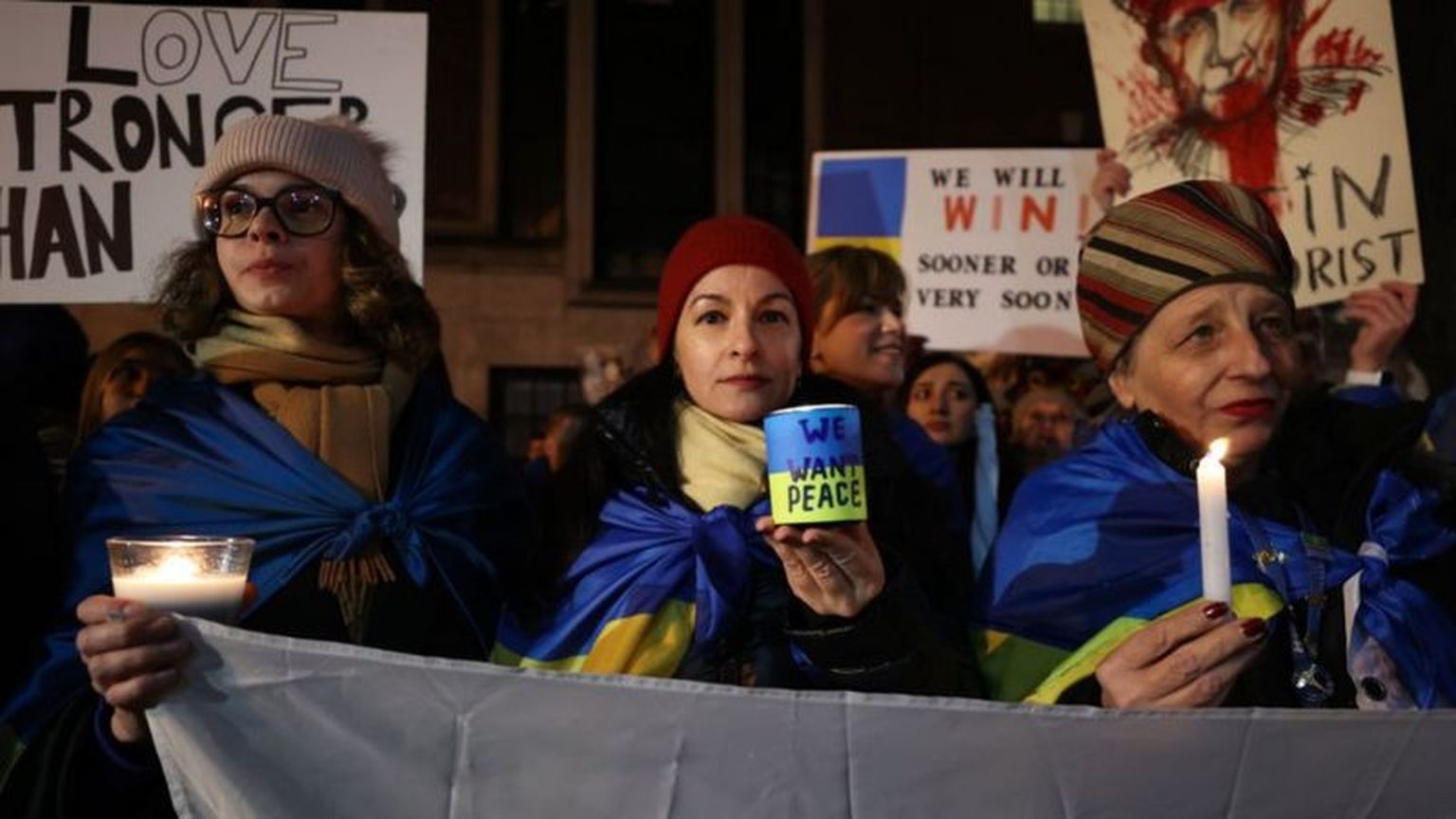 Протест против войны в Украине. Иллюстративное фото