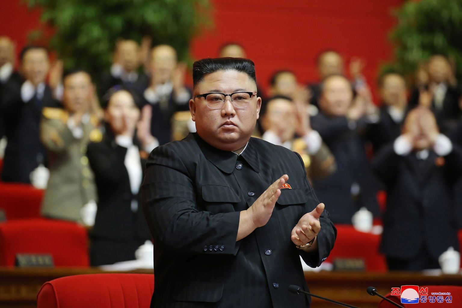 Kim Jong-un 11. jaanuaril 2021. Päev varem valiti ta partei esimeheks.