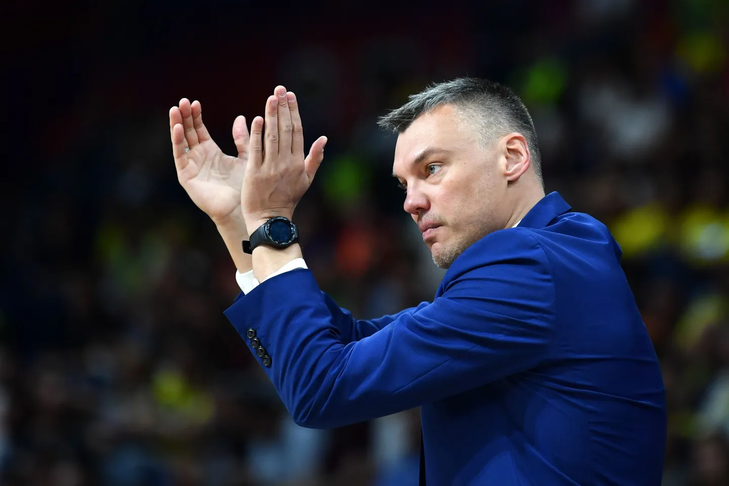 Kaunase Žalgirise korvpallimeeskonna peatreener Šarunas Jasikevicius.