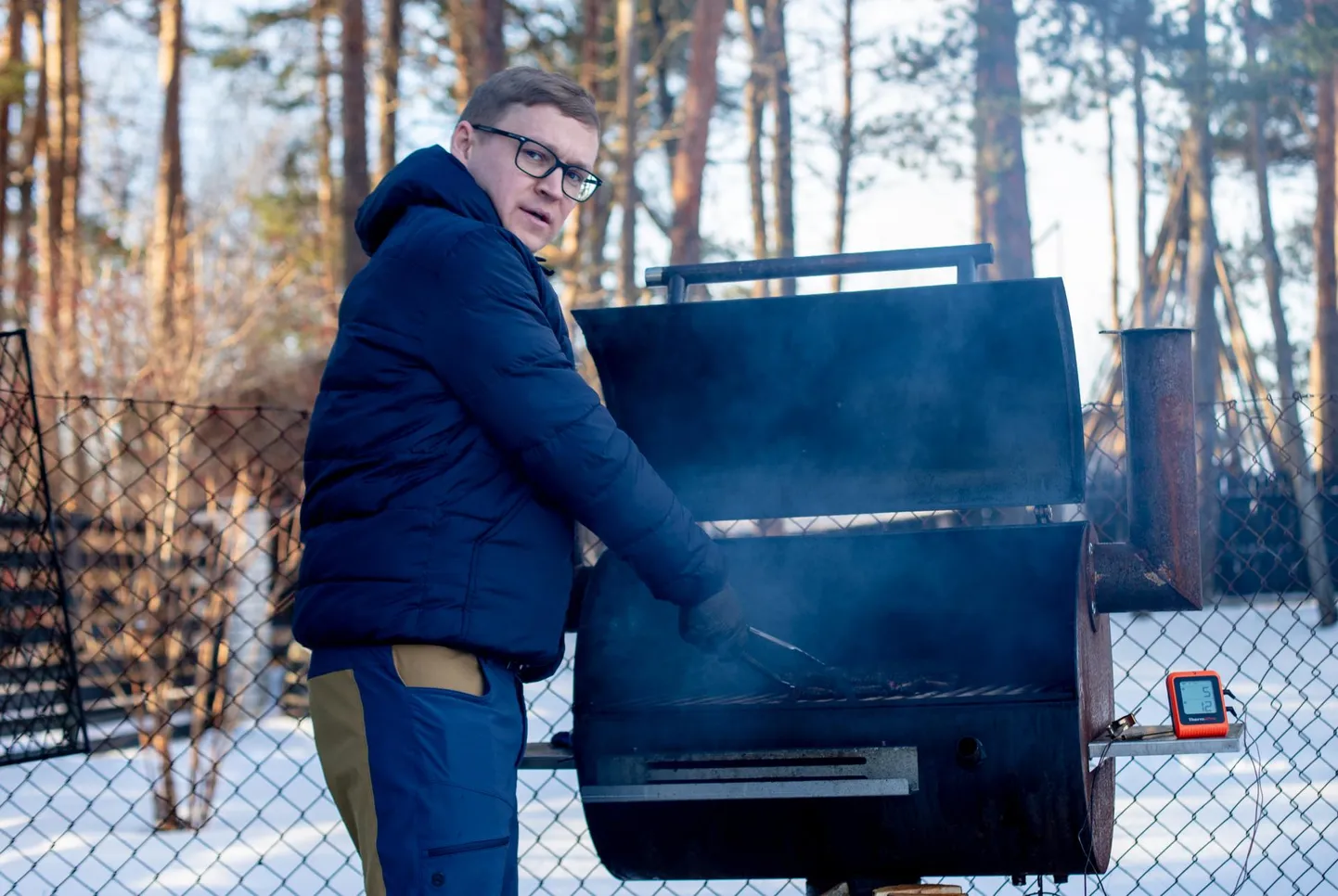Kert Kruusile meeldib liha pikemalt küpsetada, sel puhul on heaks abimeheks termomeeter, mis aitab jälgida nii ahju kui liha temperatuuri.