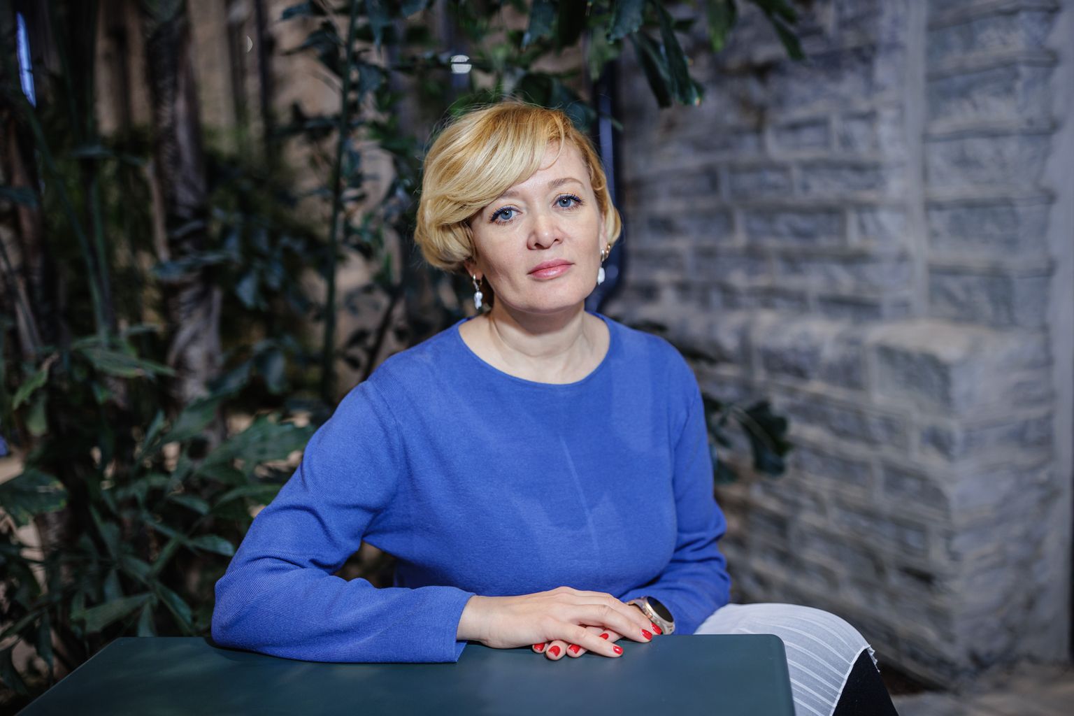 Анастасия Шевченко в редакции Rus.Postimees, 14 декабря 2022 года.