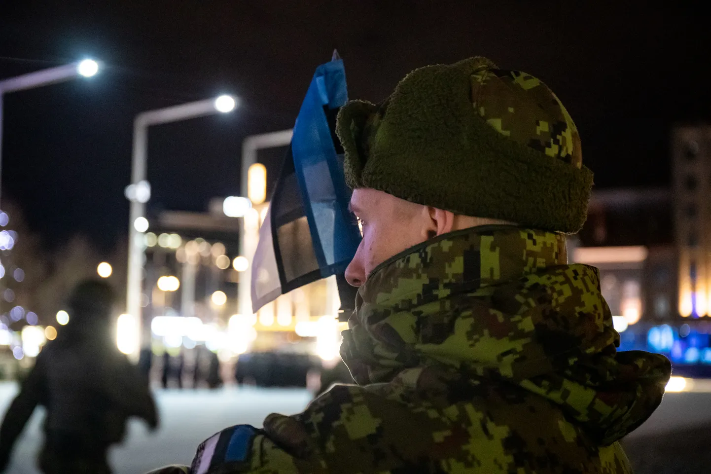 EV102 Kaitseväe paraadi peaproov Vabaduse väljakul.
