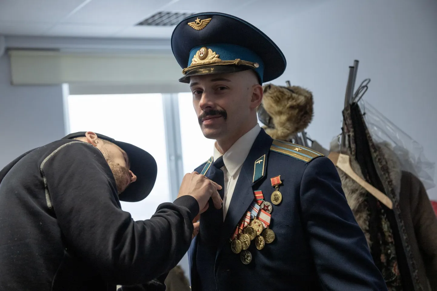 Filmi «Hüvasti, NSVLi» võtted Viljandi haiglas.