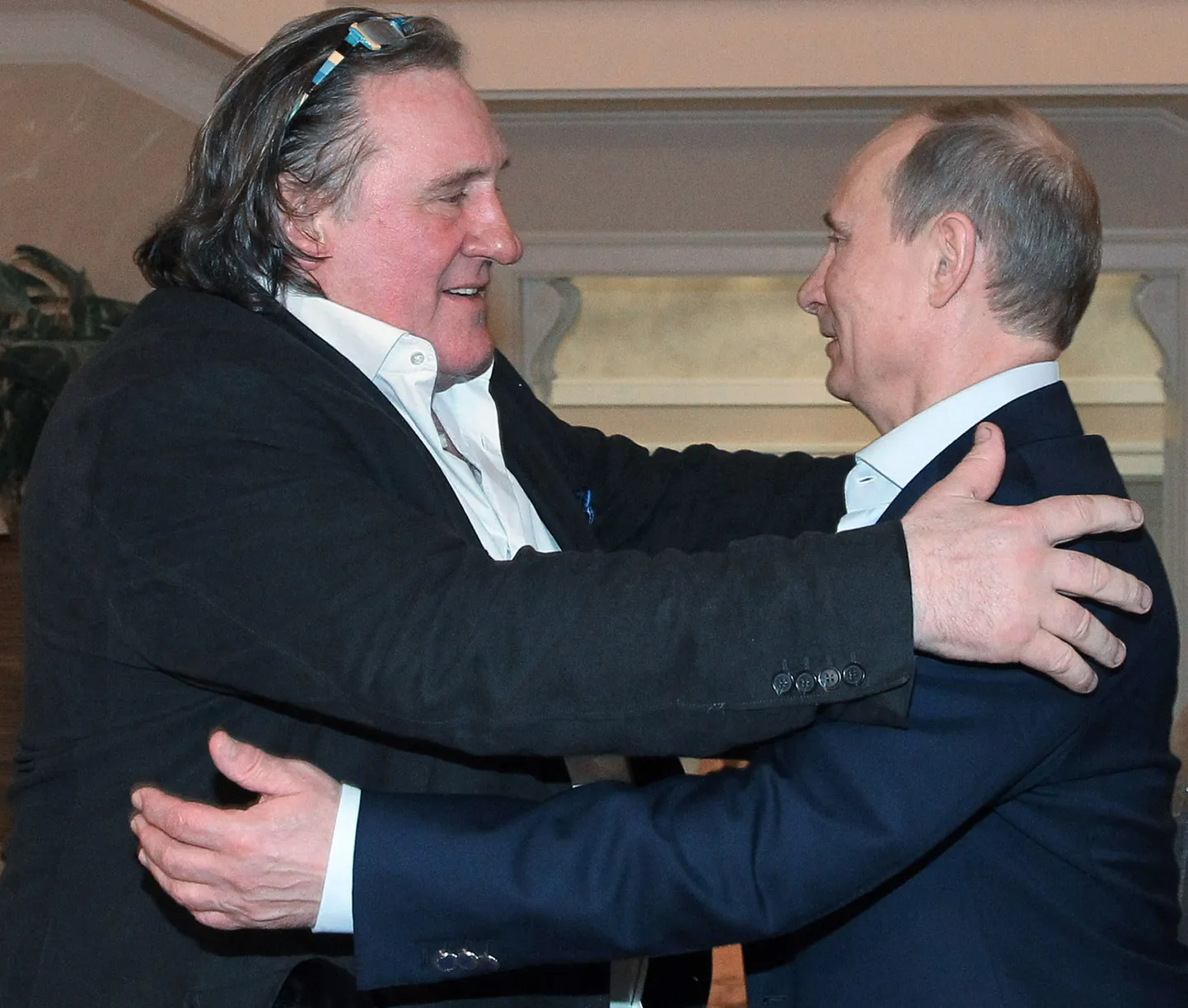 Prantsuse näitleja Gérard Depardieu kohtus eile Sotšis Vene president Vladimir Putiniga.