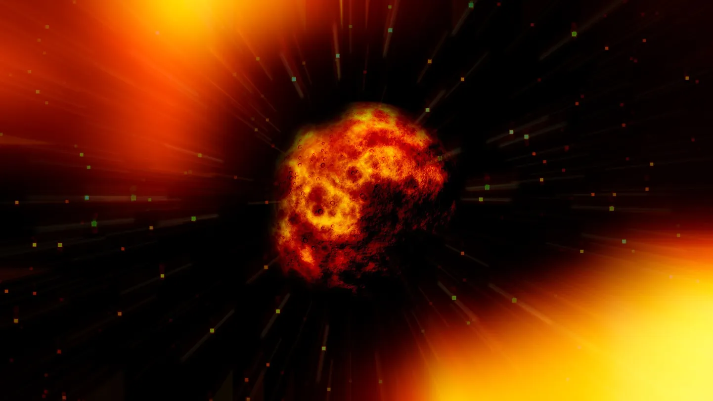 Asteroīds. Ilustratīvs attēls