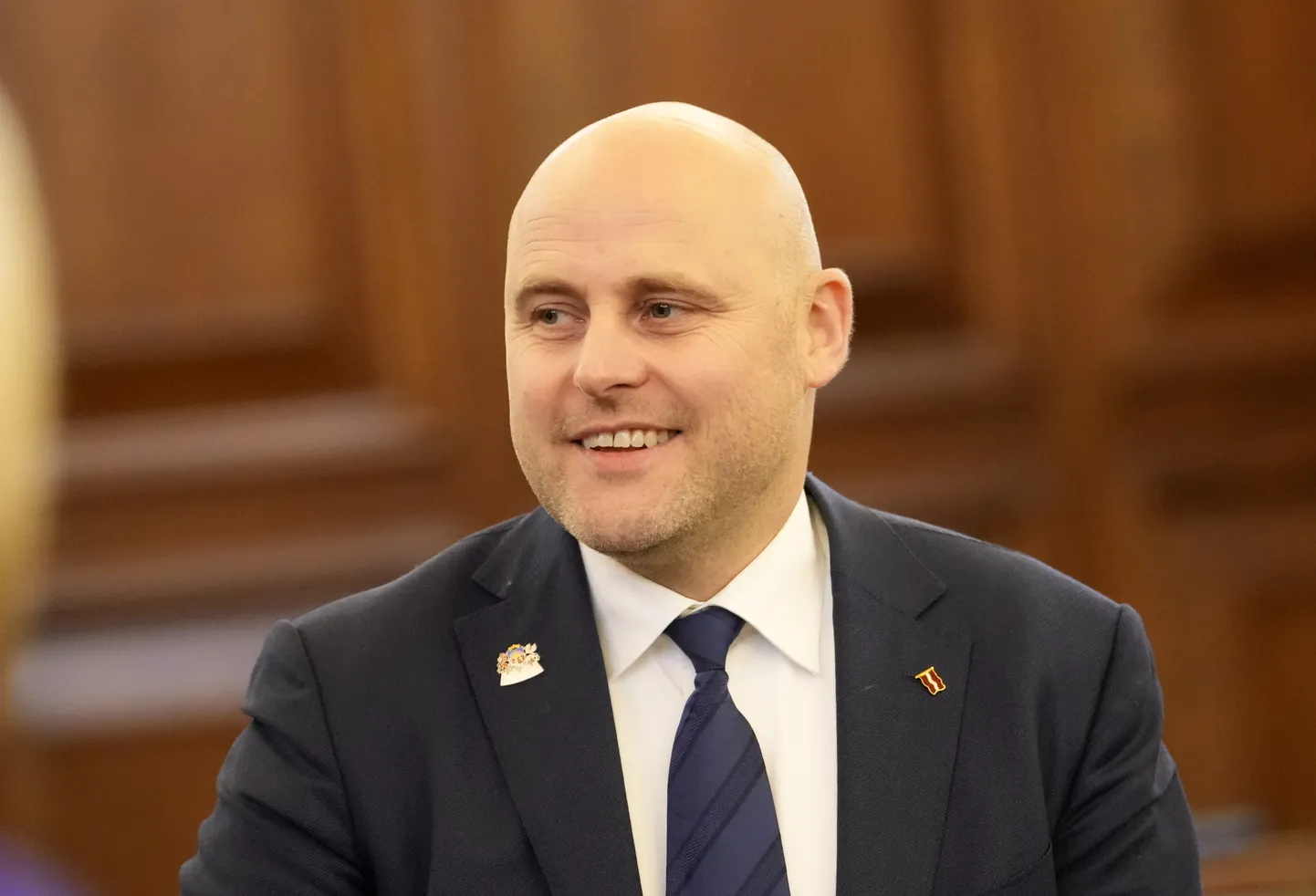 14. Saeimas deputāts Andris Kulbergs 14. Saeimas pirmās sēdes laikā.