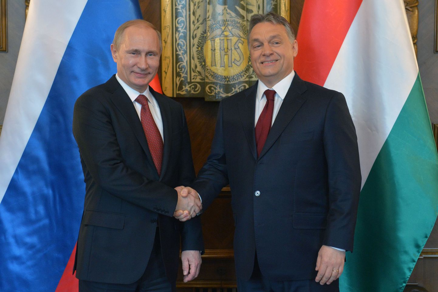 Владимир Путин и Виктор Орбан.