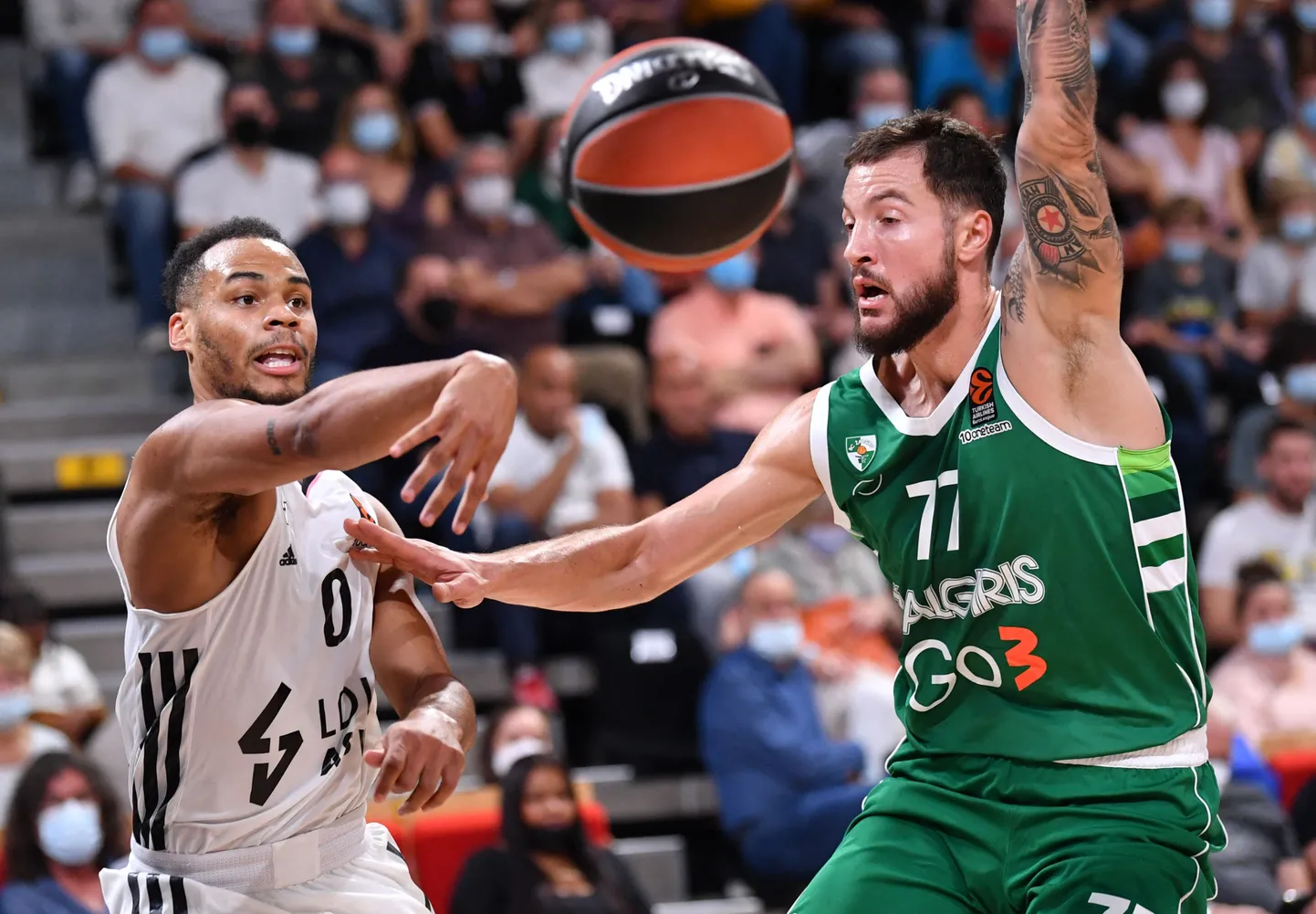 Kaunase Žalgirise keskmängija Joffrey Lauvergne.