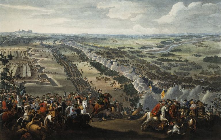 Pierre-Denis Martini (1663-1742) maal Poltava lahingust (1709), kus Rootsi väed said kuningas Karl XII juhtimisel Vene tsaari Peeter Suure armee käest lüüa