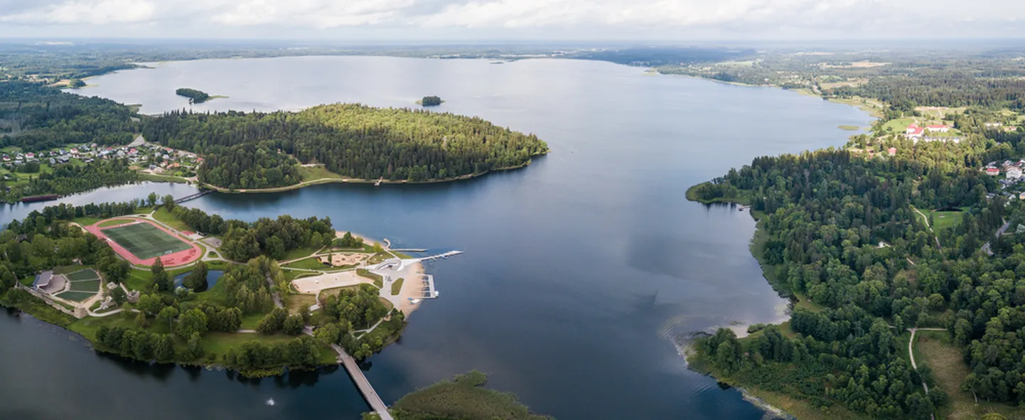 Alūksnes panorāma. Ilustratīvs attēls.