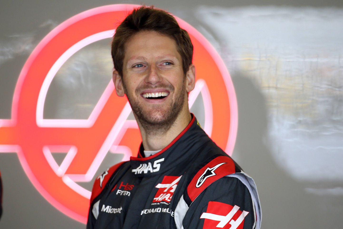 F1-piloot Romain Grosjean.