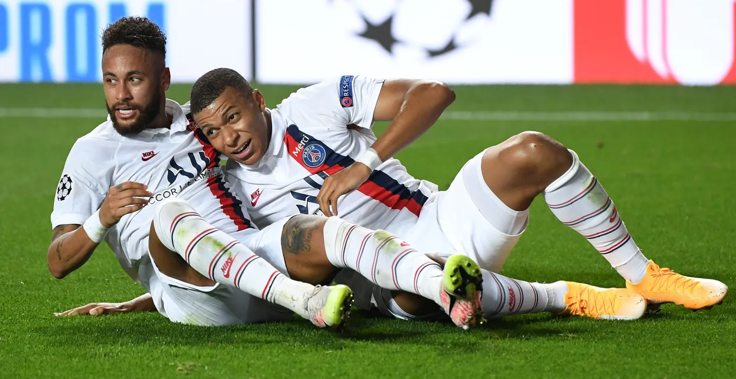 PSG suurimad tähed Neymar ja Kylian Mbappe.
